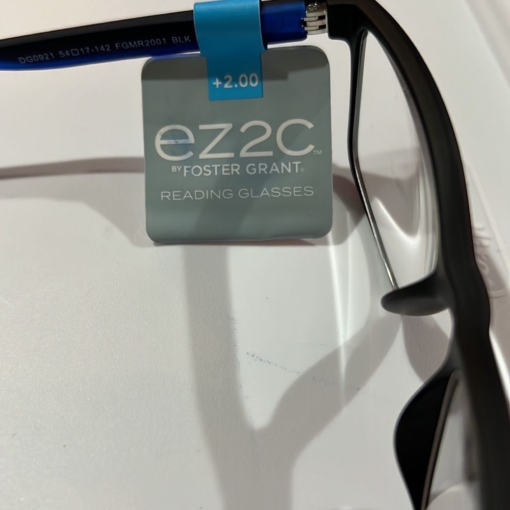 EZ2C Foster Grant Readers Black Matte. 2.00 NWT - Picture 4 of 6